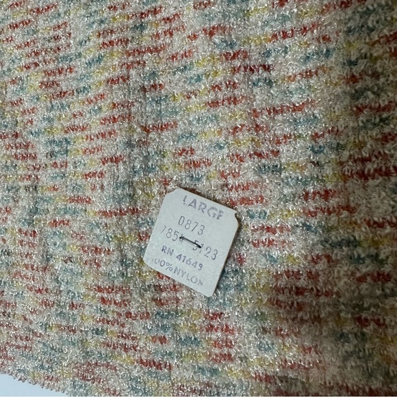 Vtg Kenneth Knits 70s/80s pastel knit top - Picture 2 of 6